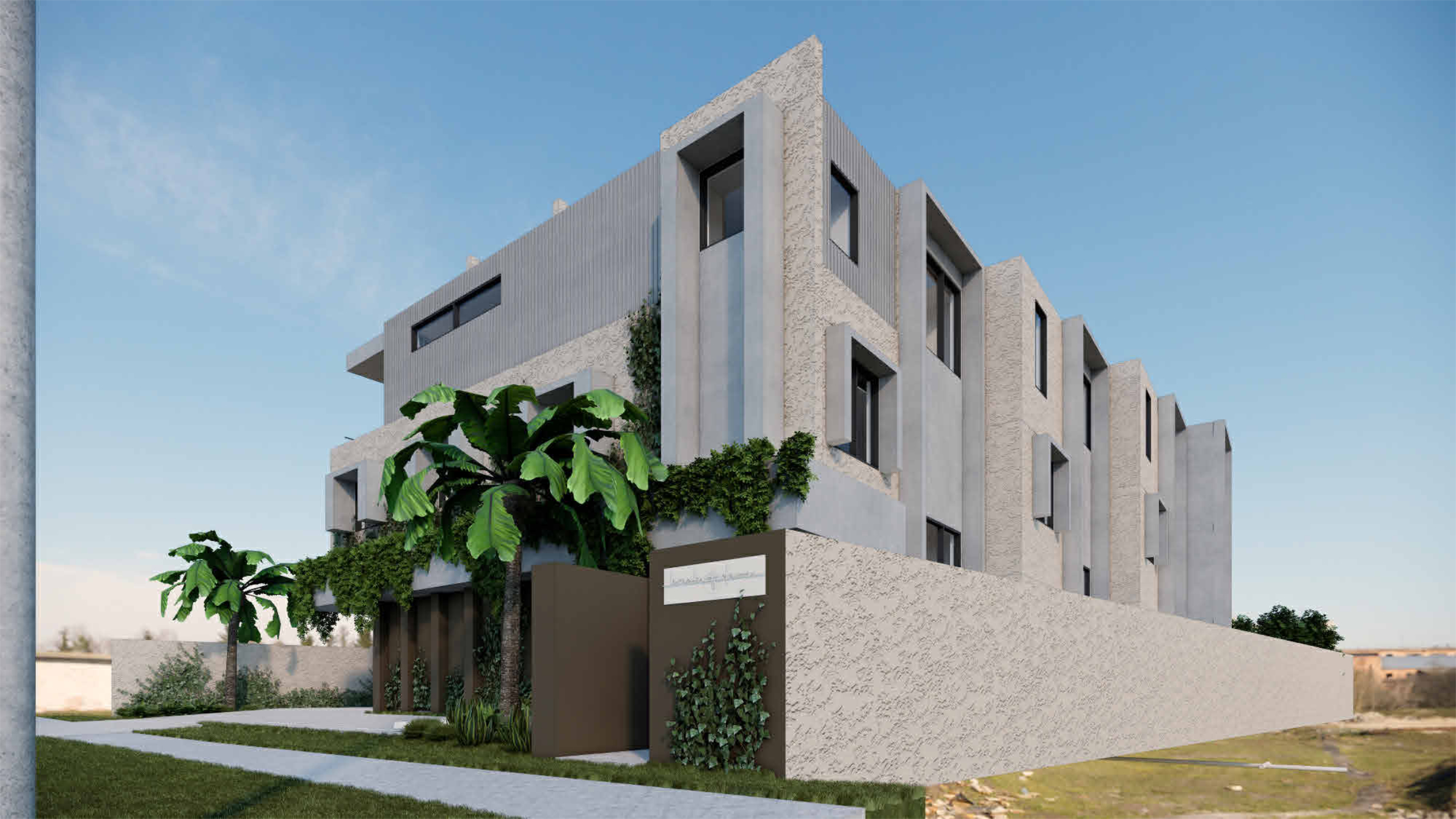 64 Dawn Parade facade render three